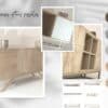 buffet bois massif de salon personnalisable ou sur-mesure, finitions au choix