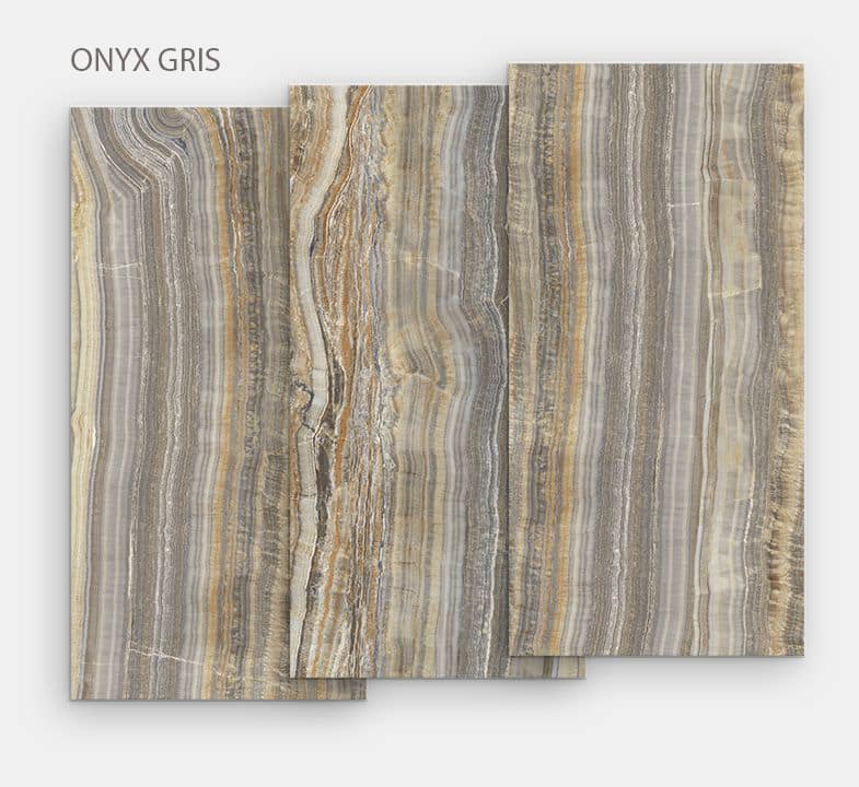 plateau en céramique "Onyx Gris"