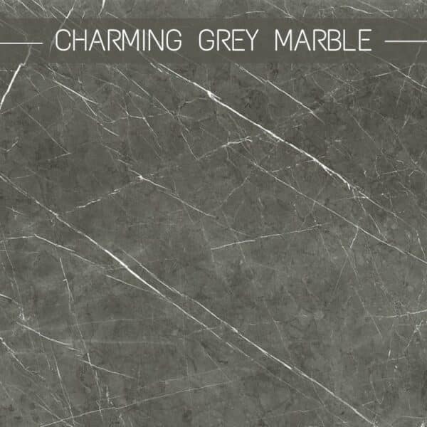 céramique effet marbre gris avec veines blanches aléatoires