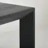 détail bois massif finition Dark