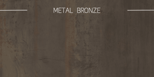 céramique effet métal industriel bronze pour la table basse rectangulaire