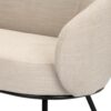 Détail du tissu de couleur Beige qui recouvre l'intégralité du Canapé.