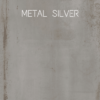 plateau en céramique imitation acier industriel, de couleur gris argent avec nuances variées et des traces de couleurs plus foncées imitant les traces d'altération de l'acier par le temps.