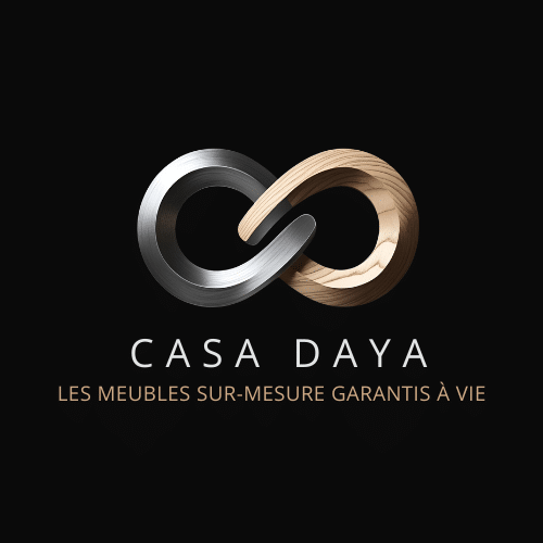 Logo Casa Daya, les meubles sur-mesure garantis à vie.