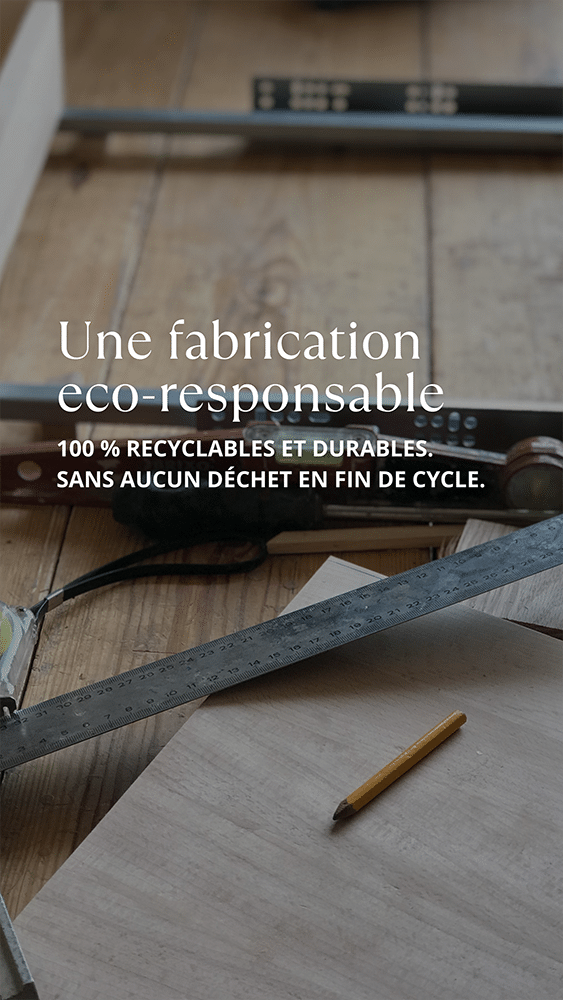 Détail présentant la fabrication d'un tiroir avec ses coulisses servant à nos meubles de rangement sur-mesure.