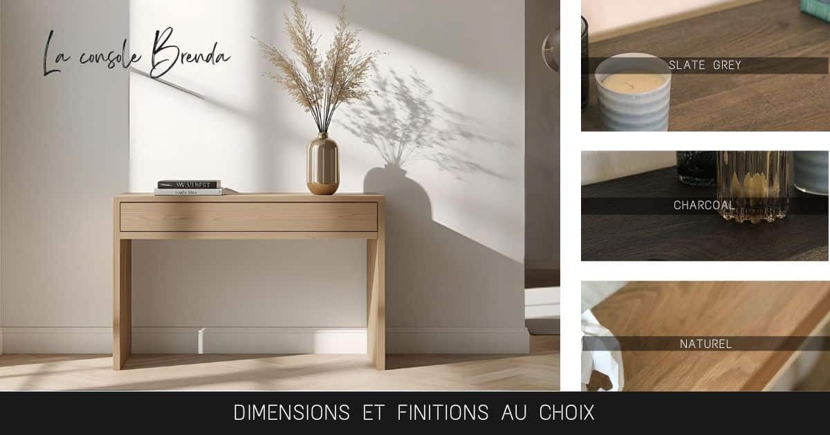 Son architecture se distingue par deux joues verticales toute hauteur qui encadrent néanmoins le plateau avec justesse, créant une impression de légèreté structurée. Un design à la fois graphique et intemporel, pensé comme un trait d’équilibre entre fonction et esthétique.